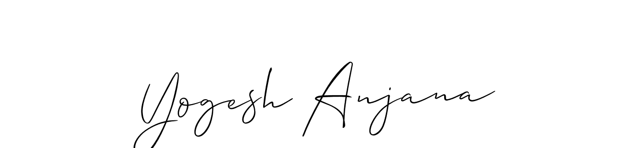 Here are the top 10 professional signature styles for the name Yogesh Anjana. These are the best autograph styles you can use for your name. Yogesh Anjana signature style 2 images and pictures png