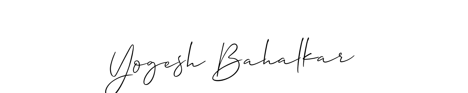 Check out images of Autograph of Yogesh Bahalkar name. Actor Yogesh Bahalkar Signature Style. Allison_Script is a professional sign style online. Yogesh Bahalkar signature style 2 images and pictures png
