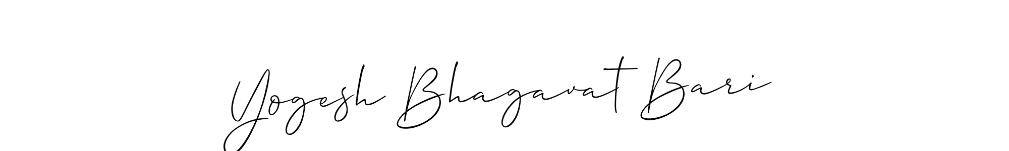 Best and Professional Signature Style for Yogesh Bhagavat Bari. Allison_Script Best Signature Style Collection. Yogesh Bhagavat Bari signature style 2 images and pictures png