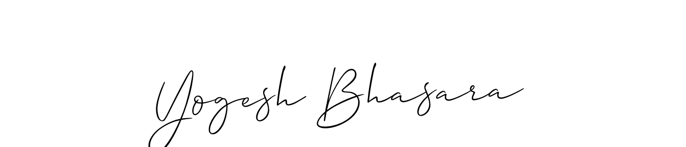 Also You can easily find your signature by using the search form. We will create Yogesh Bhasara name handwritten signature images for you free of cost using Allison_Script sign style. Yogesh Bhasara signature style 2 images and pictures png