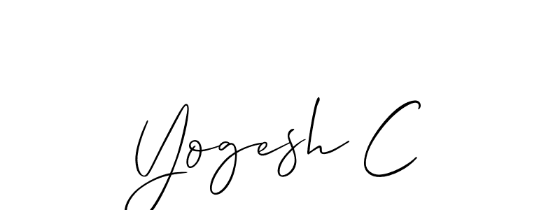 Here are the top 10 professional signature styles for the name Yogesh C. These are the best autograph styles you can use for your name. Yogesh C signature style 2 images and pictures png