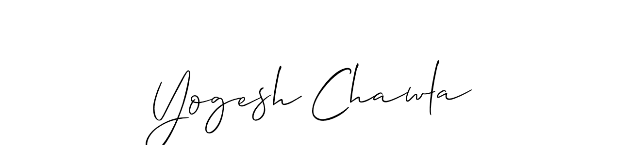 Make a beautiful signature design for name Yogesh Chawla. Use this online signature maker to create a handwritten signature for free. Yogesh Chawla signature style 2 images and pictures png