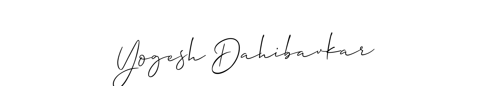 Make a beautiful signature design for name Yogesh Dahibavkar. Use this online signature maker to create a handwritten signature for free. Yogesh Dahibavkar signature style 2 images and pictures png