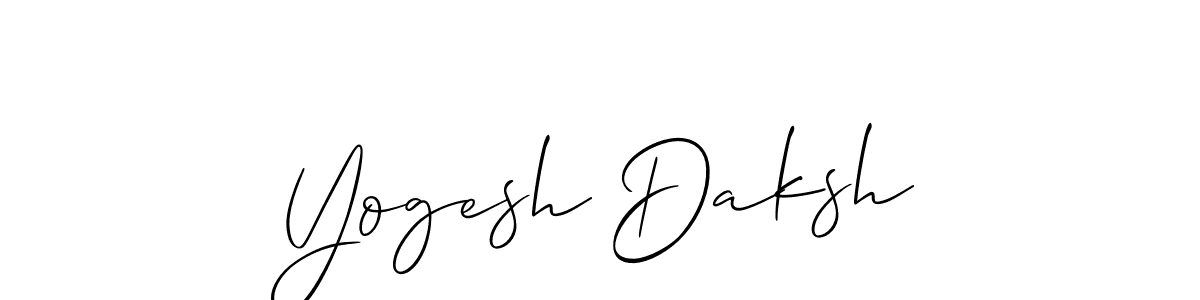 Once you've used our free online signature maker to create your best signature Allison_Script style, it's time to enjoy all of the benefits that Yogesh Daksh name signing documents. Yogesh Daksh signature style 2 images and pictures png