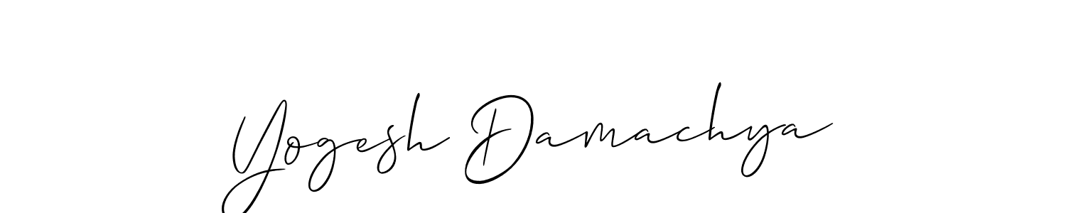 See photos of Yogesh Damachya official signature by Spectra . Check more albums & portfolios. Read reviews & check more about Allison_Script font. Yogesh Damachya signature style 2 images and pictures png