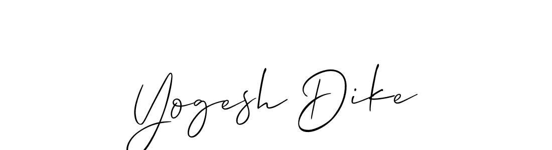 Once you've used our free online signature maker to create your best signature Allison_Script style, it's time to enjoy all of the benefits that Yogesh Dike name signing documents. Yogesh Dike signature style 2 images and pictures png