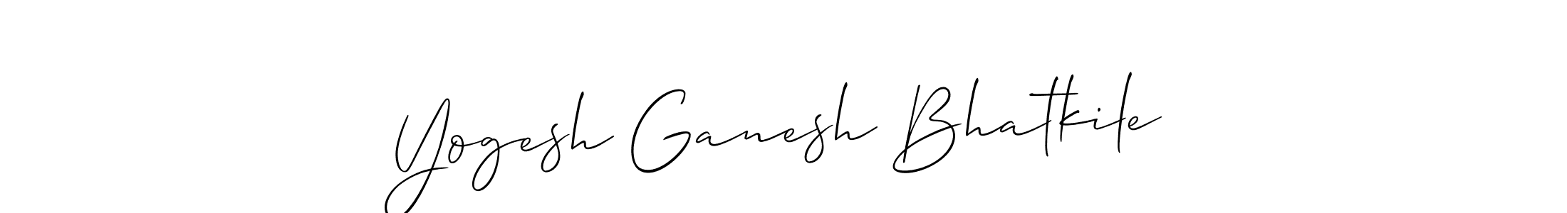 The best way (Allison_Script) to make a short signature is to pick only two or three words in your name. The name Yogesh Ganesh Bhatkile include a total of six letters. For converting this name. Yogesh Ganesh Bhatkile signature style 2 images and pictures png