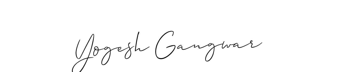 See photos of Yogesh Gangwar official signature by Spectra . Check more albums & portfolios. Read reviews & check more about Allison_Script font. Yogesh Gangwar signature style 2 images and pictures png