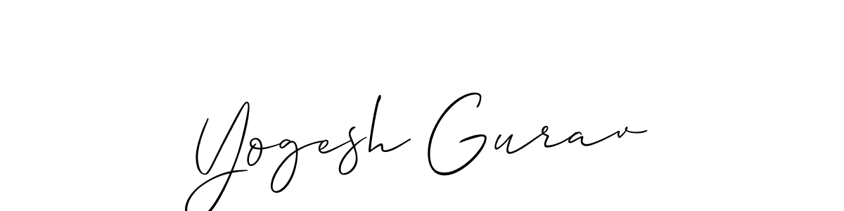 Make a beautiful signature design for name Yogesh Gurav. Use this online signature maker to create a handwritten signature for free. Yogesh Gurav signature style 2 images and pictures png