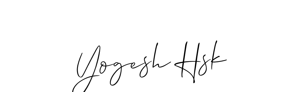 Once you've used our free online signature maker to create your best signature Allison_Script style, it's time to enjoy all of the benefits that Yogesh Hsk name signing documents. Yogesh Hsk signature style 2 images and pictures png