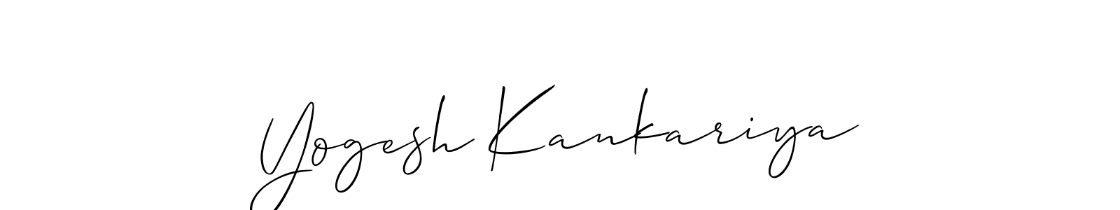Check out images of Autograph of Yogesh Kankariya name. Actor Yogesh Kankariya Signature Style. Allison_Script is a professional sign style online. Yogesh Kankariya signature style 2 images and pictures png