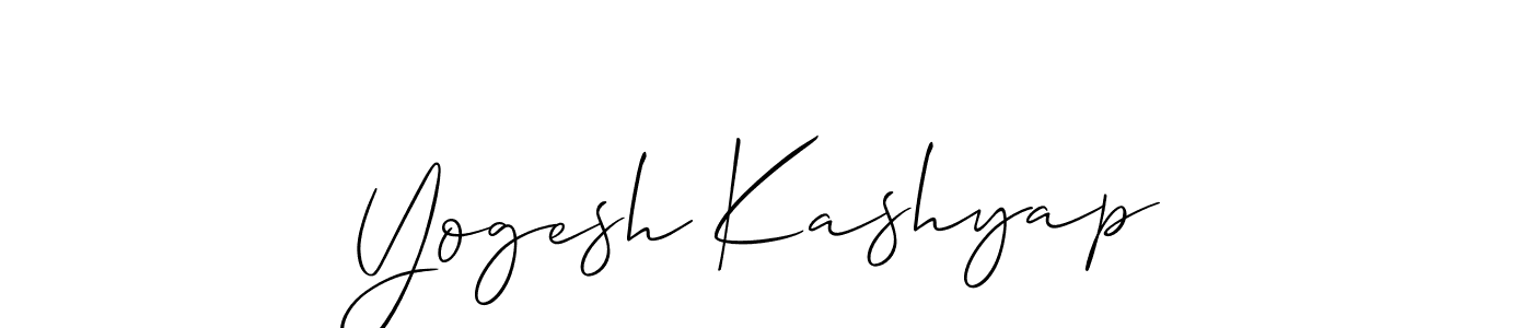 Similarly Allison_Script is the best handwritten signature design. Signature creator online .You can use it as an online autograph creator for name Yogesh Kashyap. Yogesh Kashyap signature style 2 images and pictures png