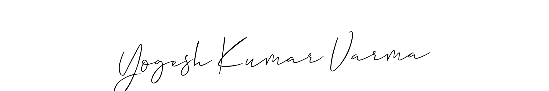 Make a beautiful signature design for name Yogesh Kumar Varma. Use this online signature maker to create a handwritten signature for free. Yogesh Kumar Varma signature style 2 images and pictures png