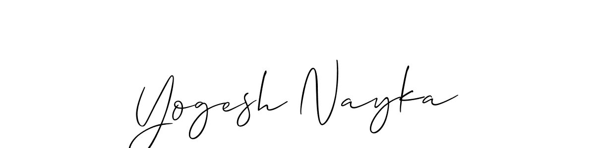 Make a beautiful signature design for name Yogesh Nayka. Use this online signature maker to create a handwritten signature for free. Yogesh Nayka signature style 2 images and pictures png