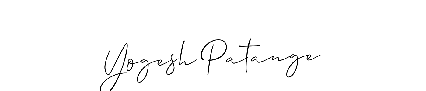 See photos of Yogesh Patange official signature by Spectra . Check more albums & portfolios. Read reviews & check more about Allison_Script font. Yogesh Patange signature style 2 images and pictures png