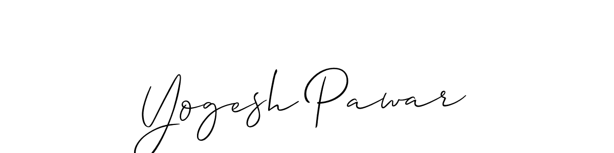 Similarly Allison_Script is the best handwritten signature design. Signature creator online .You can use it as an online autograph creator for name Yogesh Pawar. Yogesh Pawar signature style 2 images and pictures png