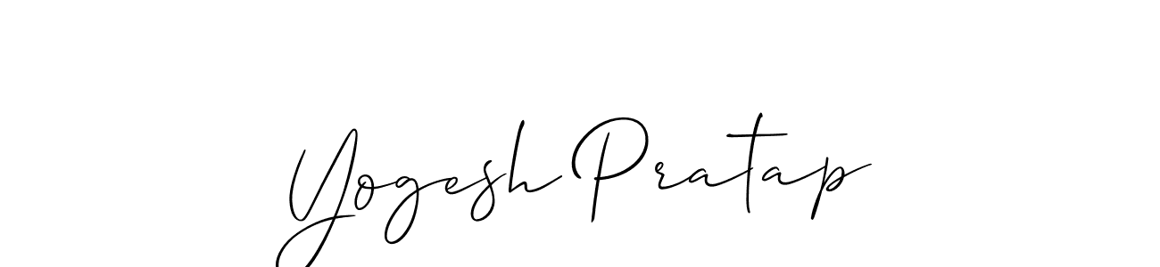 How to Draw Yogesh Pratap signature style? Allison_Script is a latest design signature styles for name Yogesh Pratap. Yogesh Pratap signature style 2 images and pictures png