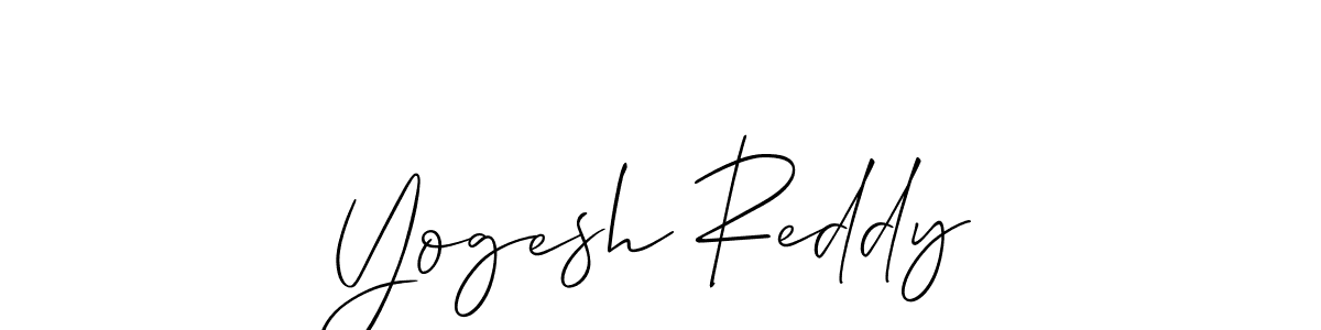 Similarly Allison_Script is the best handwritten signature design. Signature creator online .You can use it as an online autograph creator for name Yogesh Reddy. Yogesh Reddy signature style 2 images and pictures png