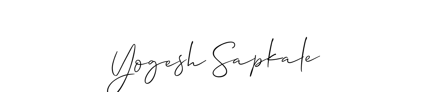 Here are the top 10 professional signature styles for the name Yogesh Sapkale. These are the best autograph styles you can use for your name. Yogesh Sapkale signature style 2 images and pictures png