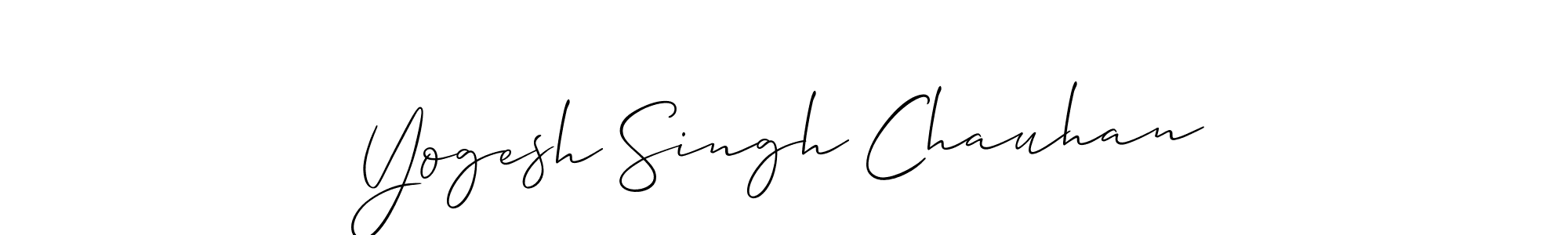 How to Draw Yogesh Singh Chauhan signature style? Allison_Script is a latest design signature styles for name Yogesh Singh Chauhan. Yogesh Singh Chauhan signature style 2 images and pictures png