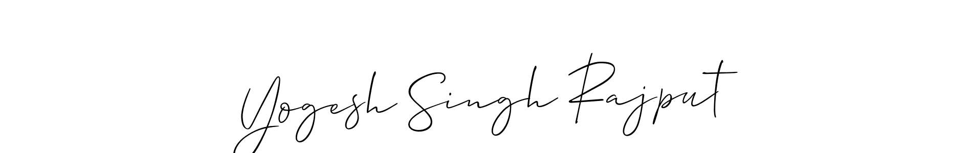 Make a short Yogesh Singh Rajput signature style. Manage your documents anywhere anytime using Allison_Script. Create and add eSignatures, submit forms, share and send files easily. Yogesh Singh Rajput signature style 2 images and pictures png