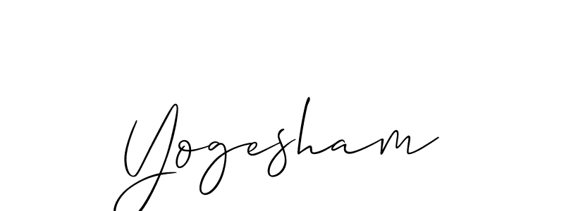Also You can easily find your signature by using the search form. We will create Yogesham name handwritten signature images for you free of cost using Allison_Script sign style. Yogesham signature style 2 images and pictures png