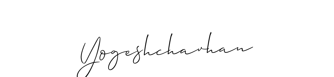 The best way (Allison_Script) to make a short signature is to pick only two or three words in your name. The name Yogeshchavhan include a total of six letters. For converting this name. Yogeshchavhan signature style 2 images and pictures png