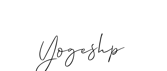 Also You can easily find your signature by using the search form. We will create Yogeshp name handwritten signature images for you free of cost using Allison_Script sign style. Yogeshp signature style 2 images and pictures png