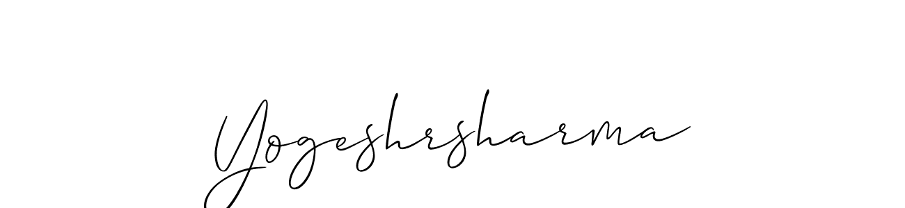 Similarly Allison_Script is the best handwritten signature design. Signature creator online .You can use it as an online autograph creator for name Yogeshrsharma. Yogeshrsharma signature style 2 images and pictures png