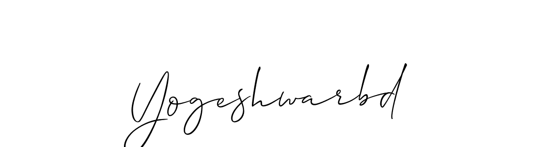 You should practise on your own different ways (Allison_Script) to write your name (Yogeshwarbd) in signature. don't let someone else do it for you. Yogeshwarbd signature style 2 images and pictures png