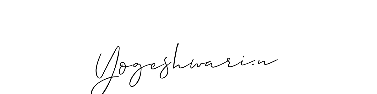 Best and Professional Signature Style for Yogeshwari.n. Allison_Script Best Signature Style Collection. Yogeshwari.n signature style 2 images and pictures png