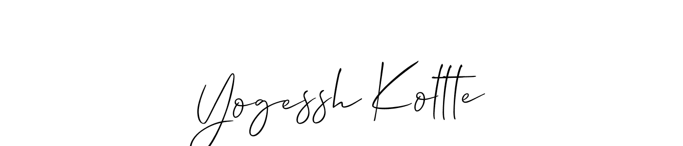 See photos of Yogessh Koltte official signature by Spectra . Check more albums & portfolios. Read reviews & check more about Allison_Script font. Yogessh Koltte signature style 2 images and pictures png