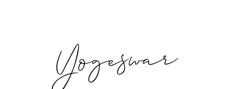 You should practise on your own different ways (Allison_Script) to write your name (Yogeswar) in signature. don't let someone else do it for you. Yogeswar signature style 2 images and pictures png