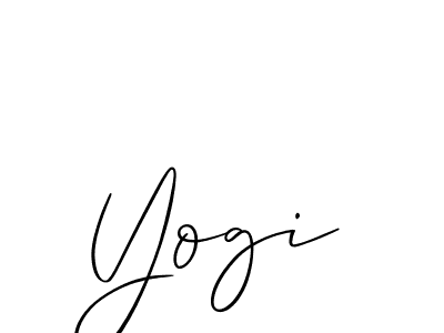 The best way (Allison_Script) to make a short signature is to pick only two or three words in your name. The name Yogi include a total of six letters. For converting this name. Yogi signature style 2 images and pictures png