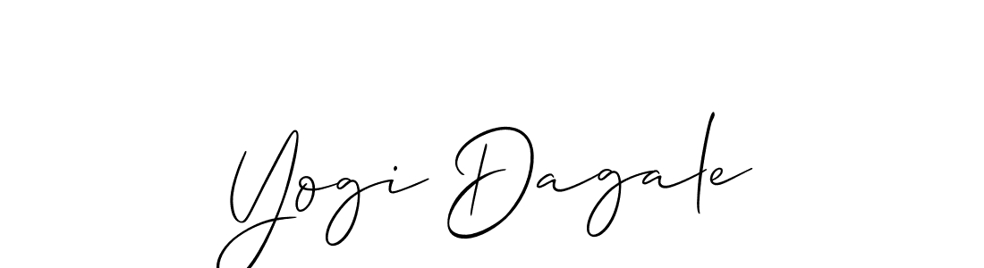 Best and Professional Signature Style for Yogi Dagale. Allison_Script Best Signature Style Collection. Yogi Dagale signature style 2 images and pictures png