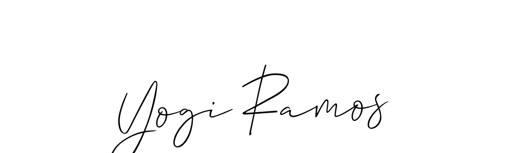 This is the best signature style for the Yogi Ramos name. Also you like these signature font (Allison_Script). Mix name signature. Yogi Ramos signature style 2 images and pictures png