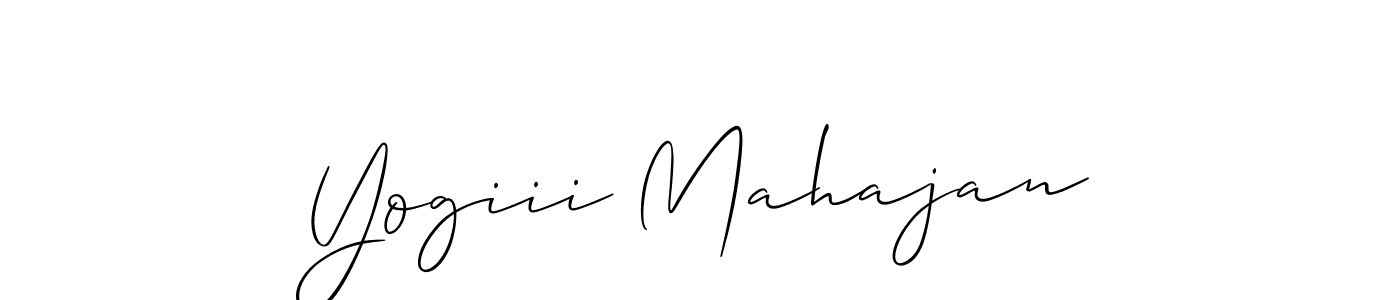 Check out images of Autograph of Yogiii Mahajan name. Actor Yogiii Mahajan Signature Style. Allison_Script is a professional sign style online. Yogiii Mahajan signature style 2 images and pictures png