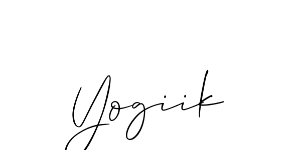 Best and Professional Signature Style for Yogiik. Allison_Script Best Signature Style Collection. Yogiik signature style 2 images and pictures png