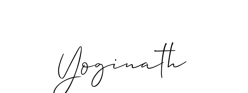 It looks lik you need a new signature style for name Yoginath. Design unique handwritten (Allison_Script) signature with our free signature maker in just a few clicks. Yoginath signature style 2 images and pictures png