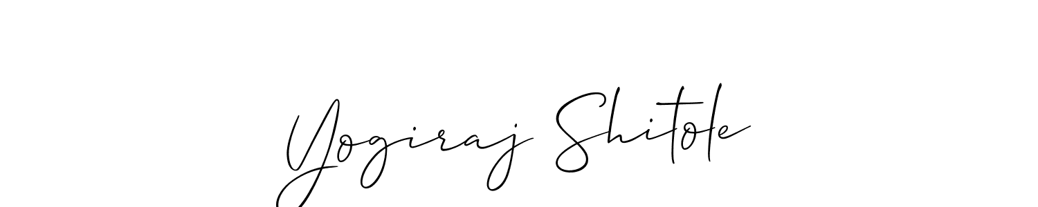 Make a beautiful signature design for name Yogiraj Shitole. Use this online signature maker to create a handwritten signature for free. Yogiraj Shitole signature style 2 images and pictures png