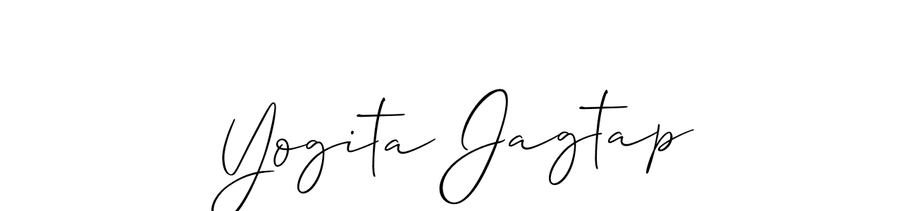 Best and Professional Signature Style for Yogita Jagtap. Allison_Script Best Signature Style Collection. Yogita Jagtap signature style 2 images and pictures png