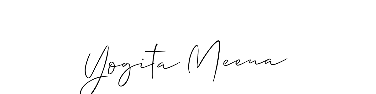 Once you've used our free online signature maker to create your best signature Allison_Script style, it's time to enjoy all of the benefits that Yogita Meena name signing documents. Yogita Meena signature style 2 images and pictures png