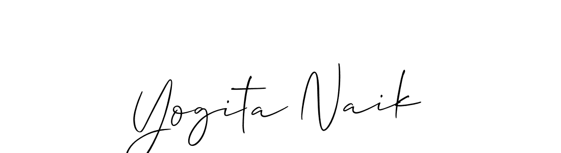 Make a beautiful signature design for name Yogita Naik. Use this online signature maker to create a handwritten signature for free. Yogita Naik signature style 2 images and pictures png