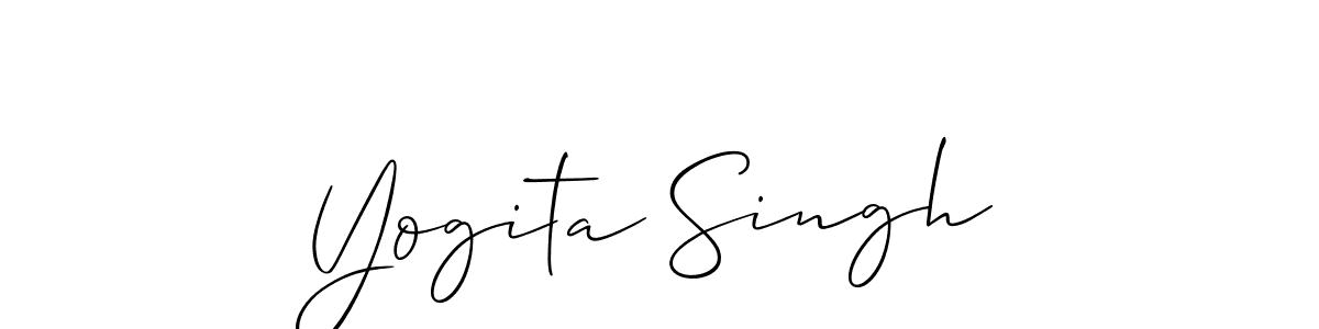Make a beautiful signature design for name Yogita Singh. Use this online signature maker to create a handwritten signature for free. Yogita Singh signature style 2 images and pictures png