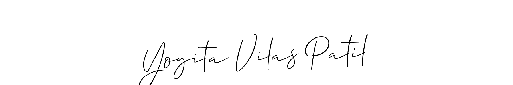Best and Professional Signature Style for Yogita Vilas Patil. Allison_Script Best Signature Style Collection. Yogita Vilas Patil signature style 2 images and pictures png