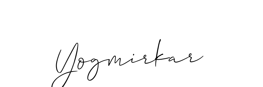 Best and Professional Signature Style for Yogmirkar. Allison_Script Best Signature Style Collection. Yogmirkar signature style 2 images and pictures png