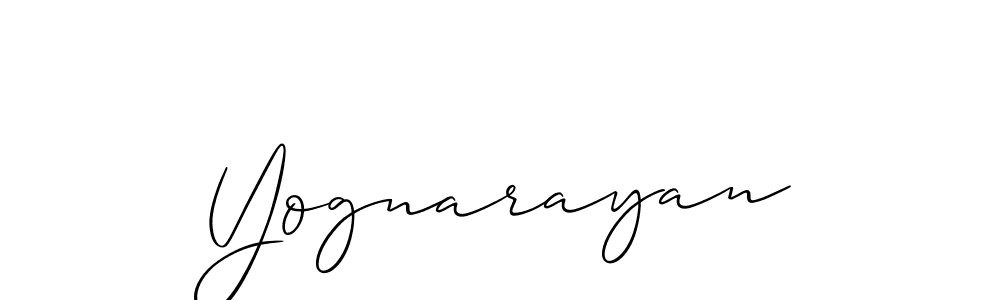 The best way (Allison_Script) to make a short signature is to pick only two or three words in your name. The name Yognarayan include a total of six letters. For converting this name. Yognarayan signature style 2 images and pictures png