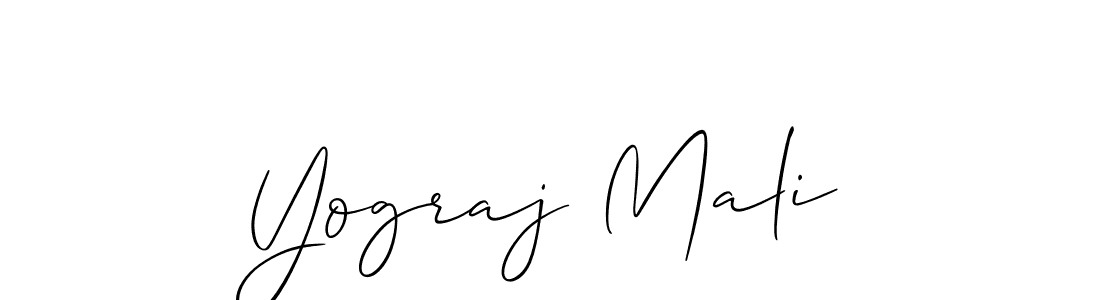 Best and Professional Signature Style for Yograj Mali. Allison_Script Best Signature Style Collection. Yograj Mali signature style 2 images and pictures png