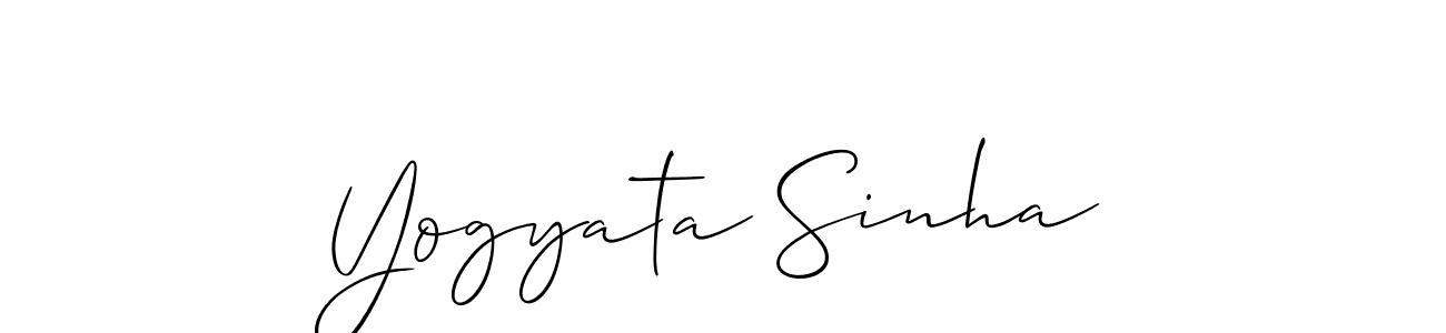 Once you've used our free online signature maker to create your best signature Allison_Script style, it's time to enjoy all of the benefits that Yogyata Sinha name signing documents. Yogyata Sinha signature style 2 images and pictures png