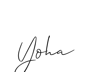 Here are the top 10 professional signature styles for the name Yoha. These are the best autograph styles you can use for your name. Yoha signature style 2 images and pictures png